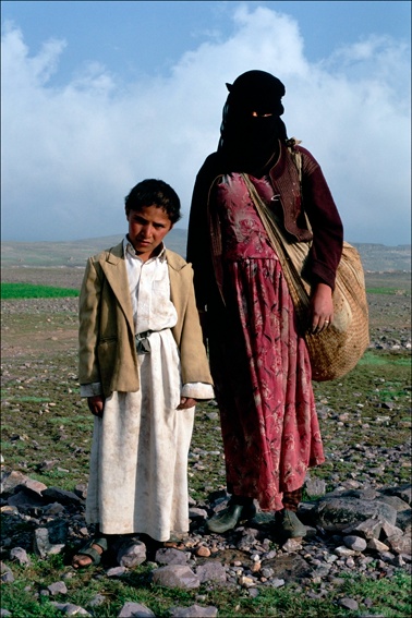 Yémen femme et enfant Igor Douplitzky