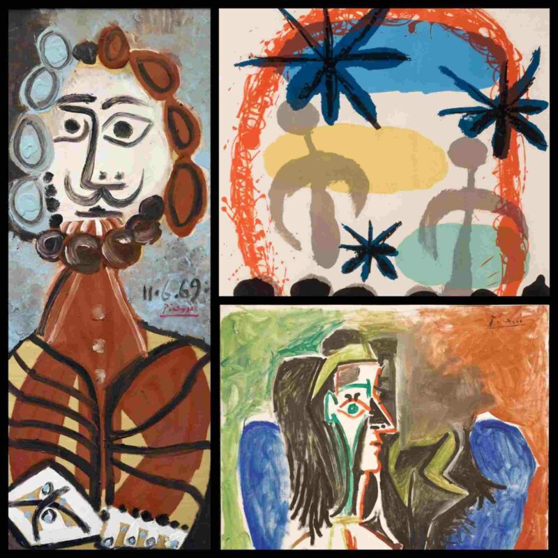 collage Picasso et Miro