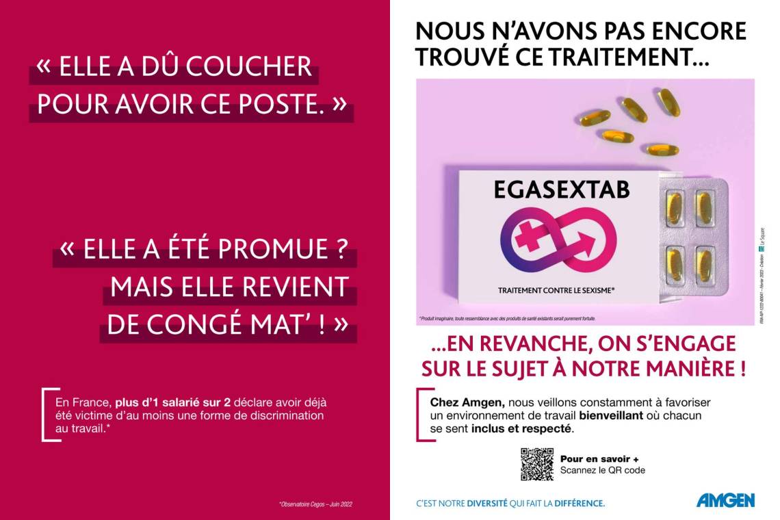 Diversité Amgen France contre le sexisme