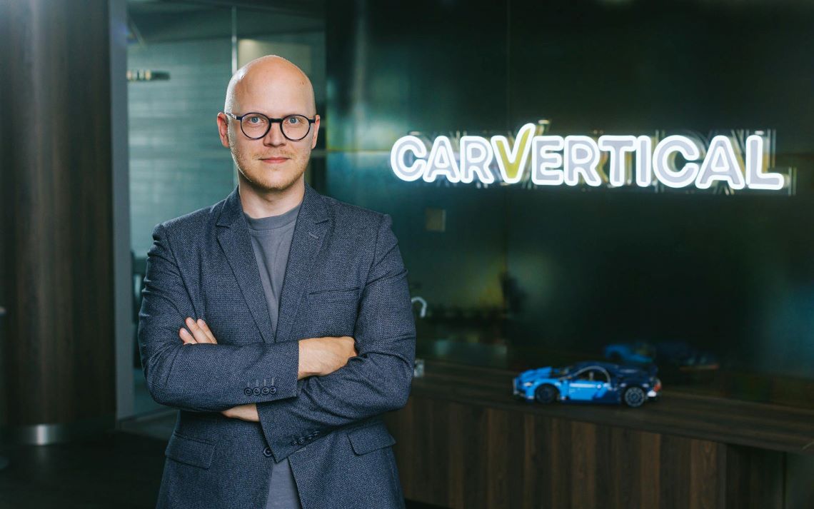 Matas Buzelis directeur communication carVertical