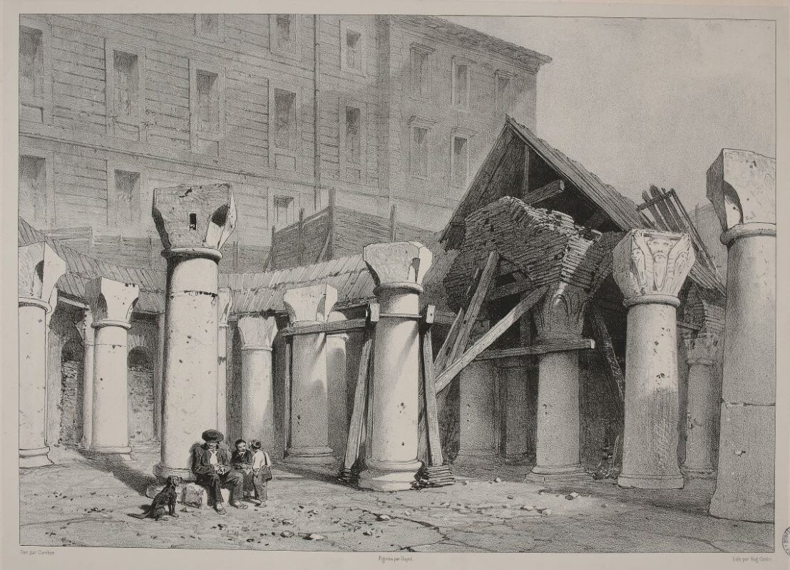 Fouilles de l'ancienne rotonde