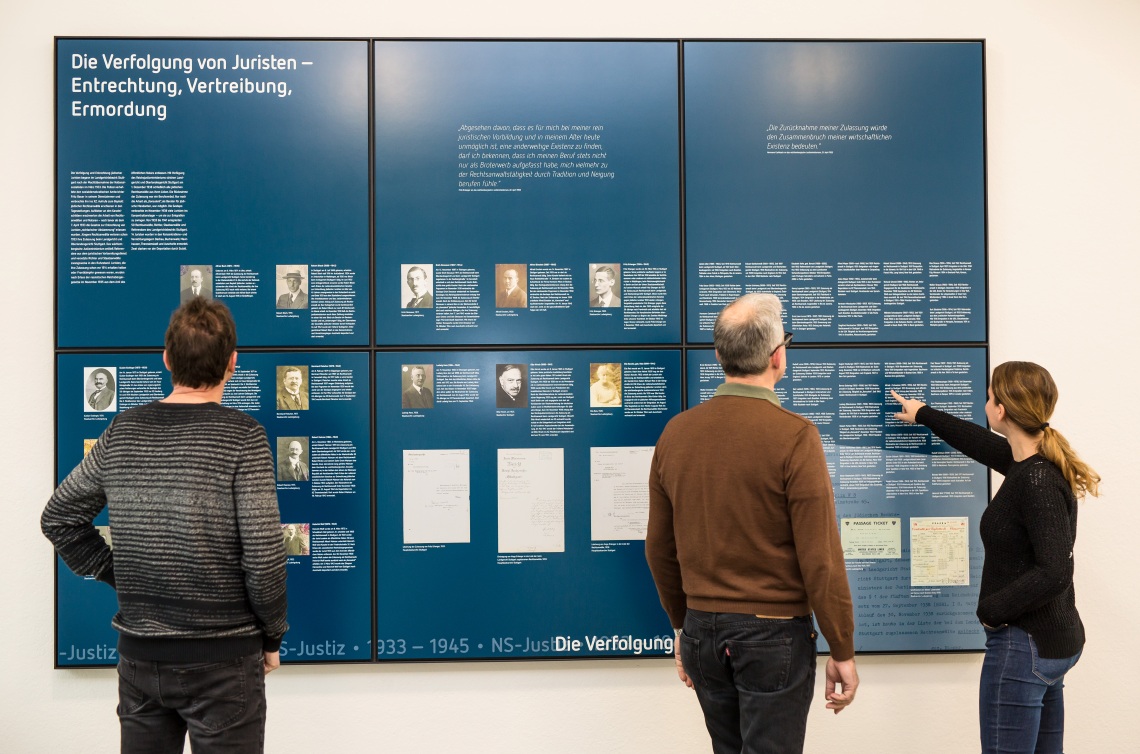 Exposition NS-Justiz in Stuttgart au Landgericht