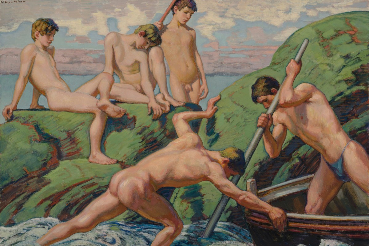 Pêcheurs nus Les premiers Homosexuels
